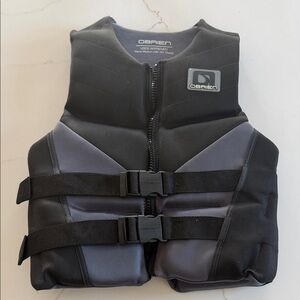 O'Brien Black and Gray Life Vest
